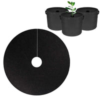 10pcs Non-Woven Tree Mulch Ring for Weed Control Root Protection-Large