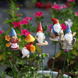 5 Pcs Set Gnomes Garden Art Resin Garden Ornament Home Decor Lawn Ornaments