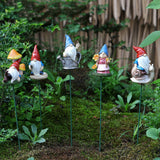 5 Pcs Set Gnomes Garden Art Resin Garden Ornament Home Decor Lawn Ornaments