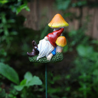 5 Pcs Set Gnomes Garden Art Resin Garden Ornament Home Decor Lawn Ornaments