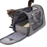 Portable Rectangle Foldable Pet Cat Travel Litter Box