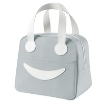 Portable Insulated Lunch Bag Cooler Tote Thermal Lunch Box-Grey