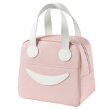 Portable Insulated Lunch Bag Cooler Tote Thermal Lunch Box-Pink