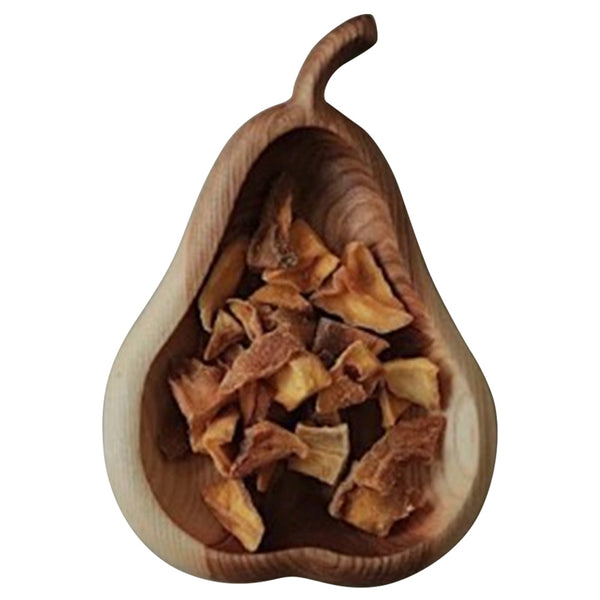 Wooden Serving Tray Snacks Food Trays Fruit Platters for Kitchen Counter Party Decor-Pear Style