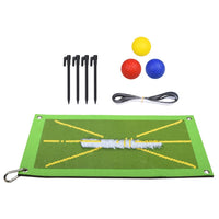 Golf Training Mat for Swing Detection Batting Golf Hitting Mat Golf Training Aid Equipment