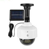 Solar Power Dummy Fake Security CCTV Camera LED Light Surveillance Outdoor-Style 1