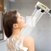 Handheld Propeller Bathroom Shower Head Yellow