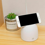 LED Desk Lamp with Pen Holder and Phone Stand-White Light