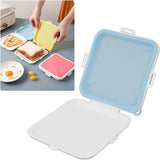 Reusable Sandwich Boxes Storage Box Container Lunch Box Food Storage Case-Blue