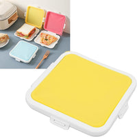 Reusable Sandwich Boxes Storage Box Container Lunch Box Food Storage Case-Yellow