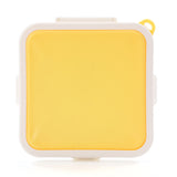 Reusable Sandwich Boxes Storage Box Container Lunch Box Food Storage Case-Yellow