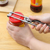 FancyGrab Bottle Opener Multifunctional Stainless Steel Can Opener Jar Lid Gripper Opener Kitchen Accessories