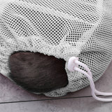 FancyGrab Pet Cat Bathing Bag Mesh Cloth Cat Grooming Bag Cat Washing Bags Pet Supplies Grey