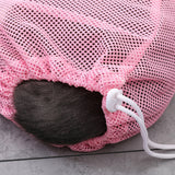 FancyGrab Pet Cat Bathing Bag Mesh Cloth Cat Grooming Bag Cat Washing Bags Pet Supplies Pink