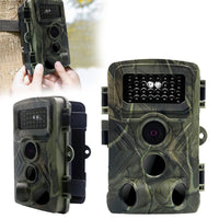 FancyGrab 1080P HD Trail Camera Wildlife Monitoring Camera IR Night Vision Yard Surveillance Camera