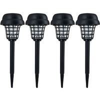 4Pcs/8Pcs Solar LED Light & UV Bug Zapper Mosquito Fly Insect Repeller Killer Garden Path Lamp