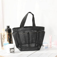 1X/2X Foldable Large Mesh Beach Tote Bag Portable Shower Basket