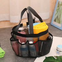 1X/2X Foldable Large Mesh Beach Tote Bag Portable Shower Basket