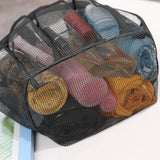 1X/2X Foldable Large Mesh Beach Tote Bag Portable Shower Basket