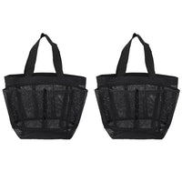 1X/2X Foldable Large Mesh Beach Tote Bag Portable Shower Basket