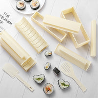 DIY Sushi Maker Making Kit Rice Roller Mold Set Beginners Homemade Kitchen Tool