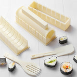 DIY Sushi Maker Making Kit Rice Roller Mold Set Beginners Homemade Kitchen Tool