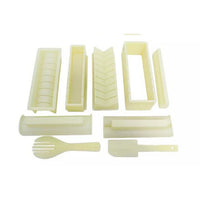 DIY Sushi Maker Making Kit Rice Roller Mold Set Beginners Homemade Kitchen Tool