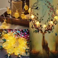 3M 20LED Pineapple Ball Bulb String Lights Home Decor