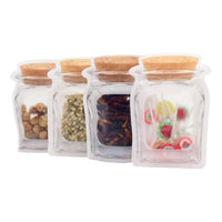 40Pcs Reusable Mason Jar Ziplock Bags