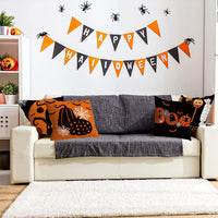 4-Piece Set Halloween Pillowcase Cushion Covers Style 2