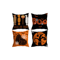 4-Piece Set Halloween Pillowcase Cushion Covers Style 2