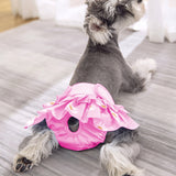 Washable Female Dog Puppy Diapers Menstrual Sanitary Nappy Pants Underpants Pink