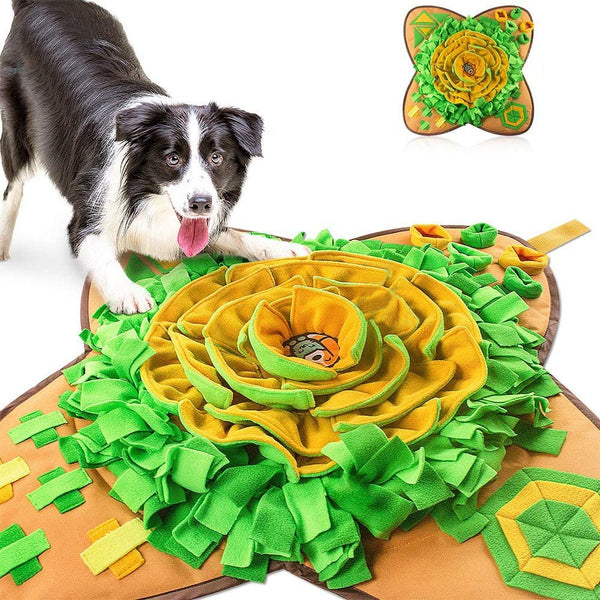 Pet Dog Snuffle Mat Nose Training Sniffing Pad Dog Puzzle Toy Slow Feeding