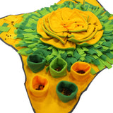 Pet Dog Snuffle Mat Nose Training Sniffing Pad Dog Puzzle Toy Slow Feeding