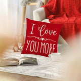 2Pcs Valentine's Day Print Cushion Cover Sofa Throw Pillowcase Pillow Cover Home Decor-Style 5