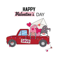 2Pcs Valentine's Day Heat Transfer Film Sticker DIY Iron on Patch for T-shirt Clothes-Style 4