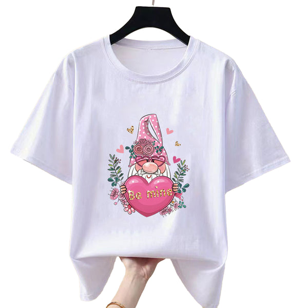 2Pcs Valentine's Day Heat Transfer Film Sticker DIY Iron on Patch for T-shirt Clothes-Style 5