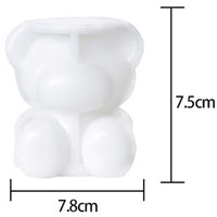 2Pcs Ice Cube Maker Little Bear Shape Ice Cream Tool Whiskey Wine Cocktail Ice Maker