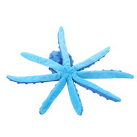 FancyGrab Dog Chew Toys Dog Squeaky Toys Octopus Squeaky Toys For Puppy Blue