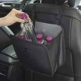 Foldable Car Trash Can Rubbish Bin Garbage Bag Hanging Car Storage Bag