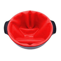 Reusable Slow Cooker Liners Silicone Kitchen Crock Pot Cook Liner for 6QT Crock Pot Red