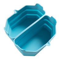 2-in 1 Silicone Slow Cooker Liner Reusable Silicone Cooker Divider Cooking Liner for 5QT Cookpot Blue