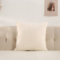 2Pcs Pillow Covers Cushion Protectors Decorative Pillow Cases White