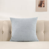 2Pcs Pillow Covers Cushion Protectors Decorative Pillow Cases Blue