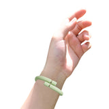 Silicone Mosquito Repellent Bracelet with Replacement Mosquito Repellent Sticks Green