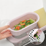 Telescopic Sink Rack Storage Holder Expandable Drain Basket for Home Kitchen Pink