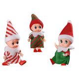 3 Pcs Christmas Elf Doll Ornament Xmas Baby Elf Doll Christmas Decoration