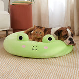 Pet Kennel Cat Dog Round Bed Plush Pet Bed Style 2