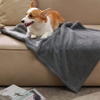 Pet Blanket Pet Puppy Cat Throw Blanket Grey