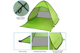 Portable Auto Pop-Up Beach and Camping Tent